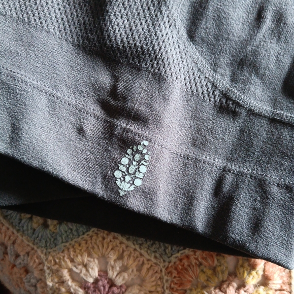 FREE PEOPLE Grey Racerback Bra L - Picture 3 of 4